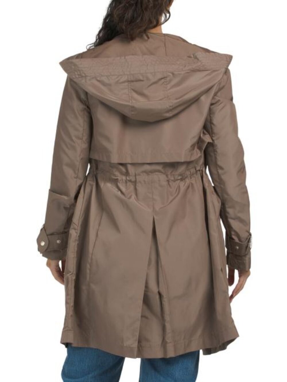 COLE HAAN Set In Hood Rain Coat - Picture 2 of 3